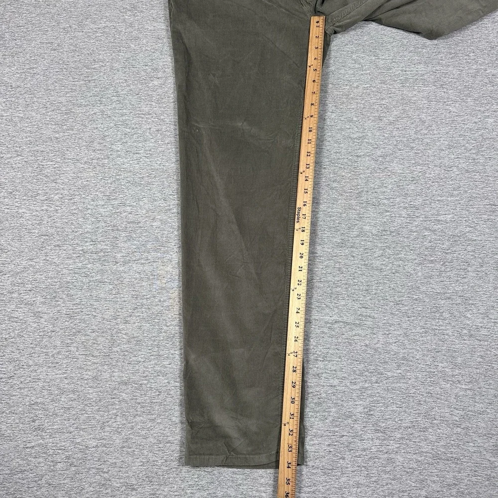 Banana Republic Pants Mens Size 42x34 Green Traveler Slim Corduroy Mid Rise